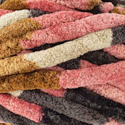 Lion Brand Cover Story Thick & Quick Yarn - Desert Rose close-up