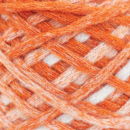 Lion Brand Cover Story Chainette Yarn - Orange close-up
