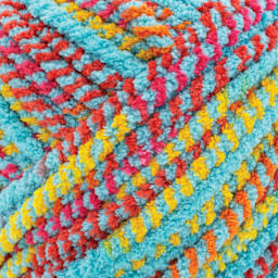 Lion Brand Cover Story Dreamland Yarn - Blue Hawaii close-up
