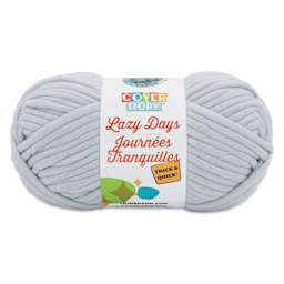 Lion Brand Cover Story Lazy Days Thick & Quick Yarn - Pale Grey, 125 yards