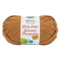 Lion Brand Cover Story Lazy Days Thick & Quick Yarn - Amber, 125 yards