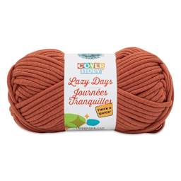 Lion Brand Cover Story Lazy Days Thick & Quick Yarn - Pumpkin, 125 yards