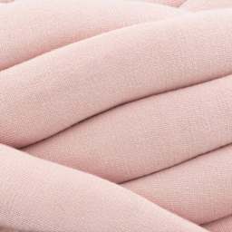 Lion Brand Cover Story Squish Stitch Yarn - Sweet Pink close-up