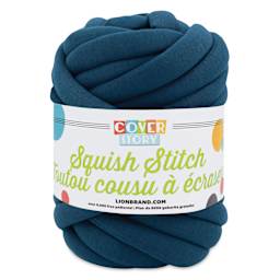 Lion Brand Cover Story Squish Stitch Yarn - Mallard, 26 yards