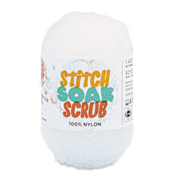 Lion Brand Stitch Soak Scrub Yarn - Coconut Milk, 92 yds