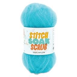 Lion Brand Stitch Soak Scrub Yarn - Turquoise, 92 yds