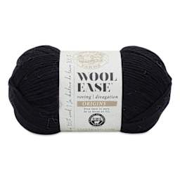 Lion Brand Wool-Ease Roving Origins Yarn - Black, 299 yds