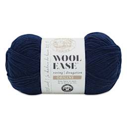 Lion Brand Wool-Ease Roving Origins Yarn - Navy, 299 yds