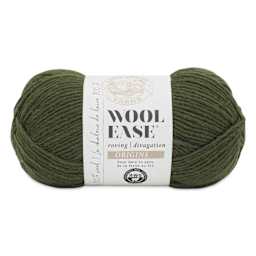 Lion Brand Wool-Ease Roving Origins Yarn - Olive, 299 yds