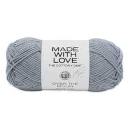 Lion Brand Made With Love The Cottony One Yarn - Over the Moon, 185 yds