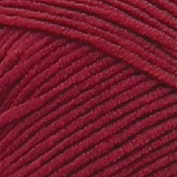 Lion Brand Made With Love The Cottony One Yarn - Robbie Red - close-up