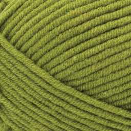 Lion Brand Made With Love The Cottony One Yarn - Olive Twist, 185 yds - close-up
