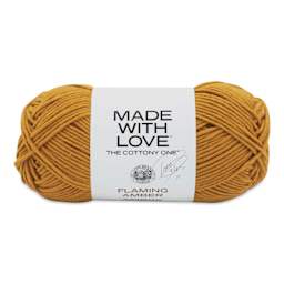 Lion Brand Made With Love The Cottony One Yarn - Flaming Amber, 185 yds