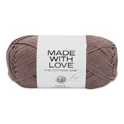 Lion Brand Made With Love The Cottony One Yarn - Hot Cocoa, 185 yds