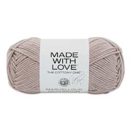 Lion Brand Made With Love The Cottony One Yarn - Marvelous Mushroom, 185 yds