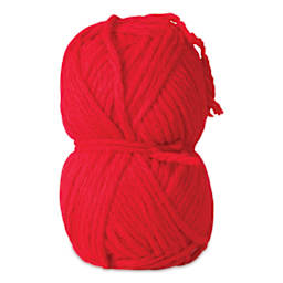 Pepperell Jumbo Roving 3-Ply Craft Yarn - 8 oz, 150 yds, Red