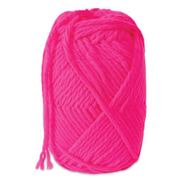 Pepperell Jumbo Roving 3-Ply Craft Yarn - 8 oz, 150 yds, Hot Pink