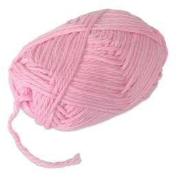 Pepperell Jumbo Roving 3-Ply Craft Yarn - 8 oz, 150 yds, Light Pink - out of packaging