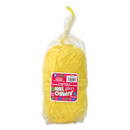 Pepperell Jumbo Roving 3-Ply Craft Yarn - 8 oz, 150 yds, Yellow - front of packaging
