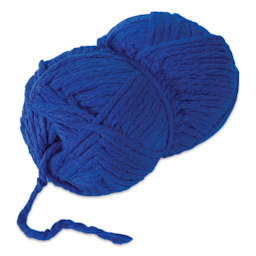 Pepperell Jumbo Roving 3-Ply Craft Yarn - 8 oz, 150 yds, Royal Blue - out of packaging