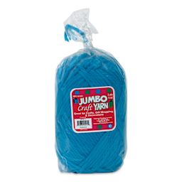 Pepperell Jumbo Roving 3-Ply Craft Yarn - 8 oz, 150 yds, Turquoise - front of packaging