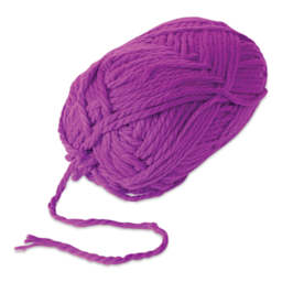 Pepperell Jumbo Roving 3-Ply Craft Yarn - 8 oz, 150 yds, Purple - out of packaging