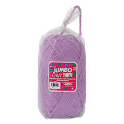 Pepperell Jumbo Roving 3-Ply Craft Yarn - 8 oz, 150 yds, Lavender - front of packaging