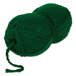 Pepperell Jumbo Roving 3-Ply Craft Yarn - 8 oz, 150 yds, Dark Green - out of packaging