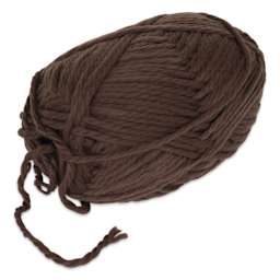 Pepperell Jumbo Roving 3-Ply Craft Yarn - 8 oz, 150 yds, Brown - out of packaging
