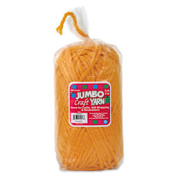 Pepperell Jumbo Roving 3-Ply Craft Yarn - 8 oz, 150 yds, Gold - front of packaging