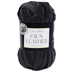 Lion Brand Yarn Haute Stitches Faux Leather Yarn - Moto Jacket, 39 yds