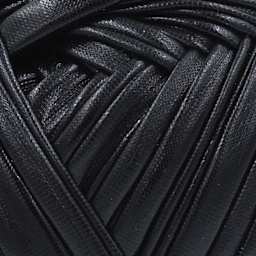 Lion Brand Yarn Haute Stitches Faux Leather Yarn - Night Sky - close-up