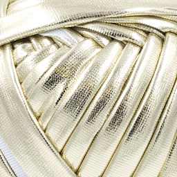 Lion Brand Yarn Haute Stitches Faux Leather Yarn - Gold, 39 yds