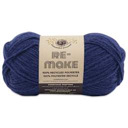 Lion Brand Yarn Re-Make Yarn - Classic Navy, 217 yds