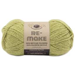 Lion Brand Yarn Re-Make Yarn - Split Pea, 217 yds