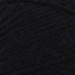 Lion Brand Yarn Wool-Ease DK Yarn - Black - close-up