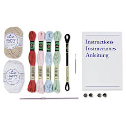 DMC Amigurumi Kits - Very Cherry Cupcakes - contents