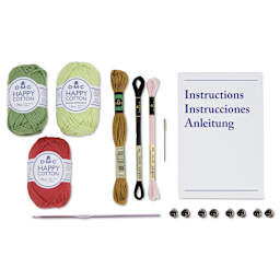 DMC Amigurumi Kits - Fruit Friends - contents