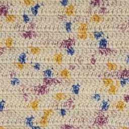 Premier Yarn Elle By Me Charlotte Multi Yarn - Goldenrod - finished knitting pattern example, dots