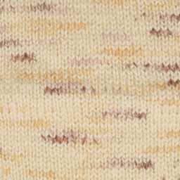 Premier Yarn Elle By Me Charlotte Multi Yarn - Persimmon - finished knitting pattern example, strips