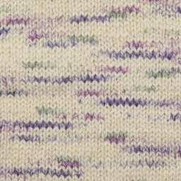 Premier Yarn Elle By Me Charlotte Multi Yarn - Plum - finished knitting pattern example, strips