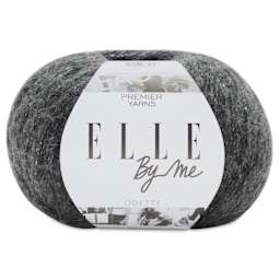 Premier Yarn Elle By Me Charlotte Solids Yarn - Ebony, 328 yds