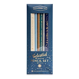 DesignWorks Ink Celestial Heavens Pencil Set, Set of 6, Front Of Package