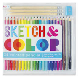 Ooly Sketch and Color Colored Pencil Set