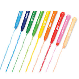 Omy Gel Crayons - Assorted Colors, Set of 9 all marker colors
