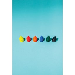 Omy Finger Crayons - Assorted Colors, Set of 6