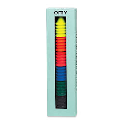 Omy Finger Crayons - Assorted Colors, Set of 6 front of packaging