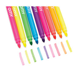 Omy Washable Neon Markers - Set of 9 all neon marker colors
