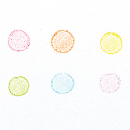 Ooly Rainbow Scoops Stacking Erasable Crayons, color swatches