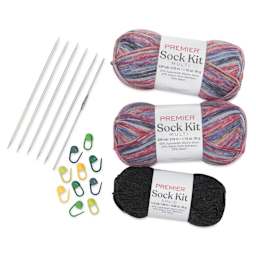 Premier Yarn Sock Kit - It's A Mood - contents